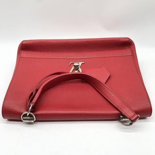 Louis Vuitton Red Lockme Ii Top Handle Bag photo 6
