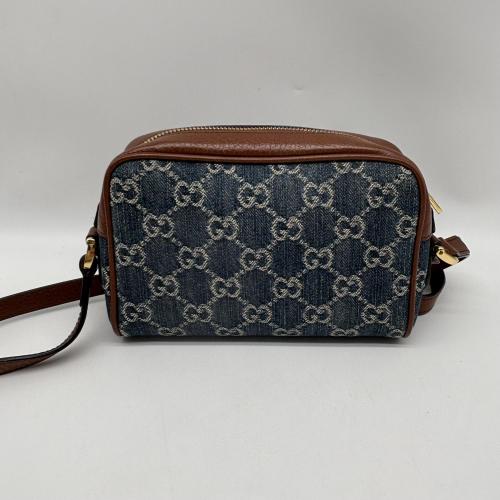 Gucci Ophidia GG Denim Crossbody Bag photo 2