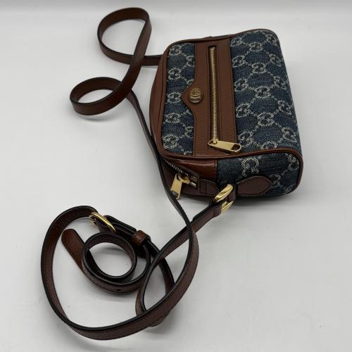 Gucci Ophidia GG Denim Crossbody Bag photo 6