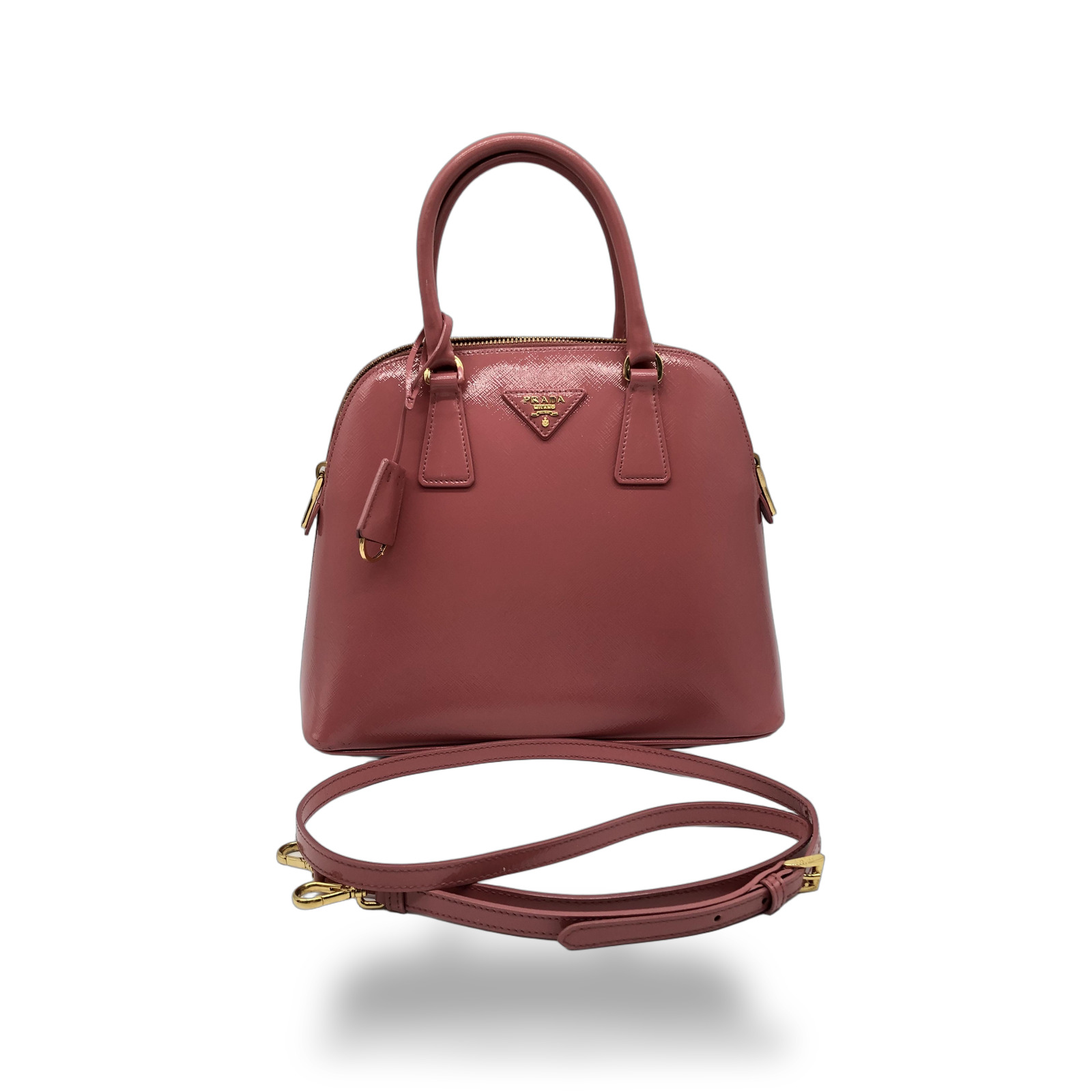 Prada Saffiano Lux Promenade Handbag