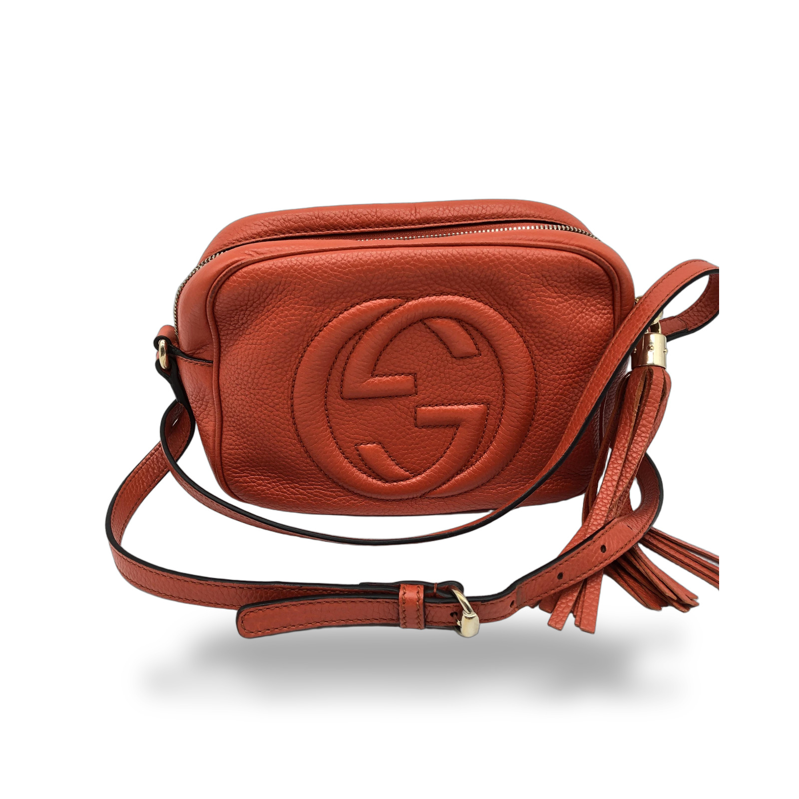 Gucci Pebbled Calfskin Soho Disco Bag