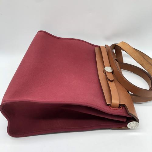 Hermès Red Herbag Zip Shoulder Bag photo 8