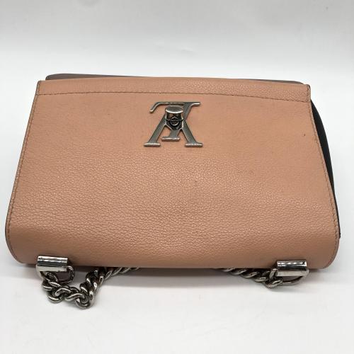 Louis Vuitton Pink Pebbled Leather Lockme II BB Bag photo 6