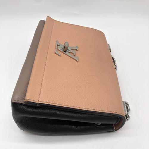Louis Vuitton Pink Pebbled Leather Lockme II BB Bag photo 7