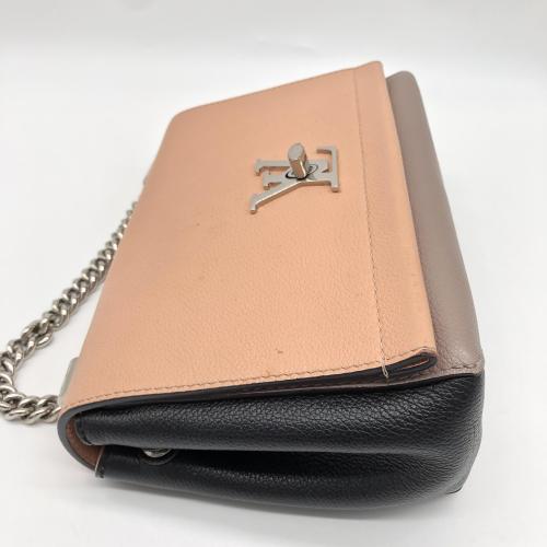 Louis Vuitton Pink Pebbled Leather Lockme II BB Bag photo 8