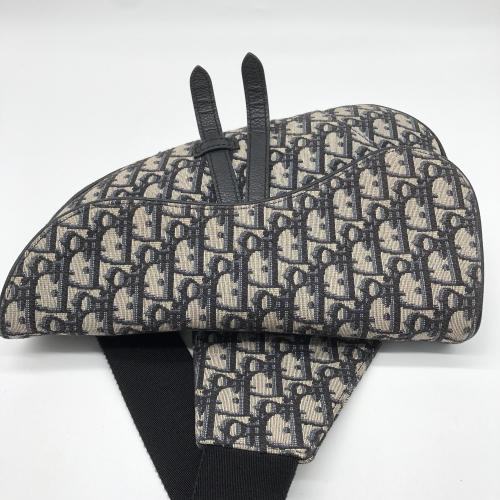 Christian Dior Oblique Jacquard Saddle Crossbody Bag photo 6