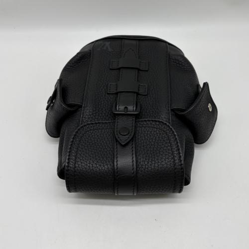 Louis Vuitton Black Taurillon Christopher Backpack photo 6