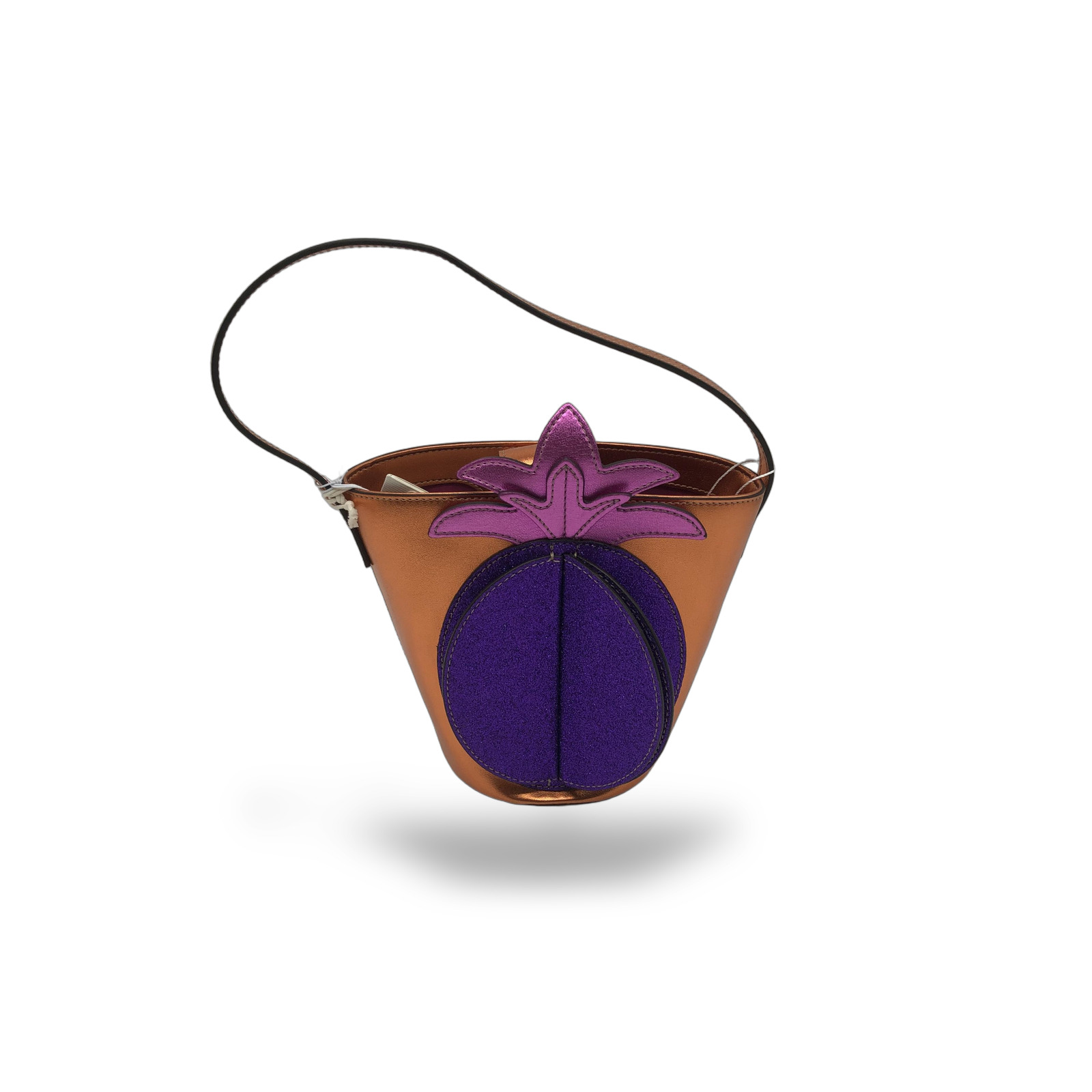 Gucci Pineapple-Themed Leather Handbag