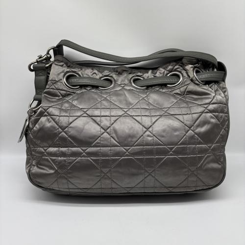 Christian Dior Metallic Cannage Drawstring Shoulder Bag photo 2