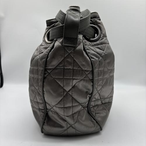 Christian Dior Metallic Cannage Drawstring Shoulder Bag photo 5