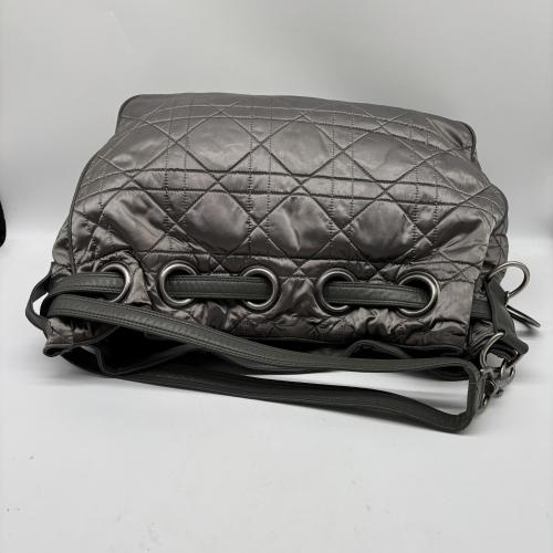 Christian Dior Metallic Cannage Drawstring Shoulder Bag photo 7