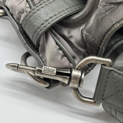 Christian Dior Metallic Cannage Drawstring Shoulder Bag photo 8