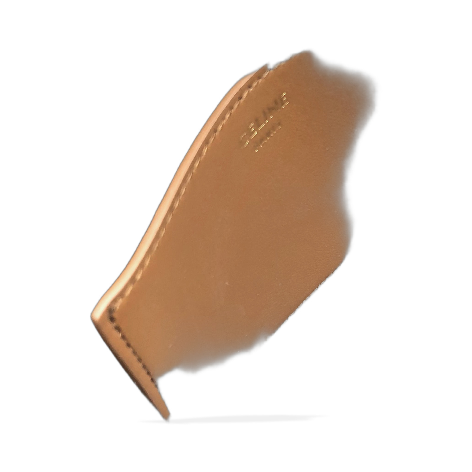 Celine Brown Smooth Calfskin Leather Tabou Clutch on Strap photo 4