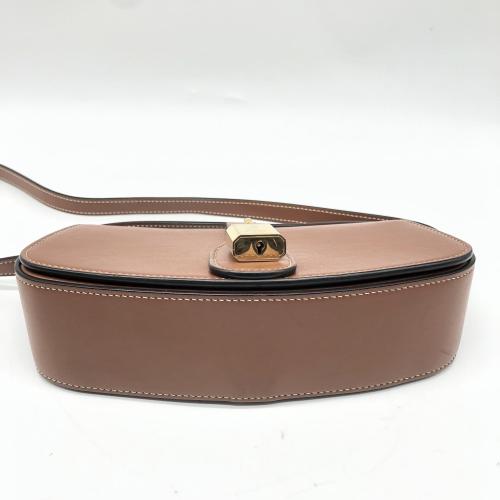Celine Brown Smooth Calfskin Leather Tabou Clutch on Strap photo 5