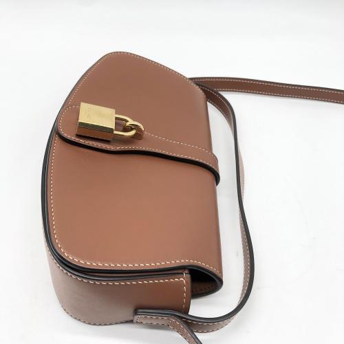 Celine Brown Smooth Calfskin Leather Tabou Clutch on Strap photo 7