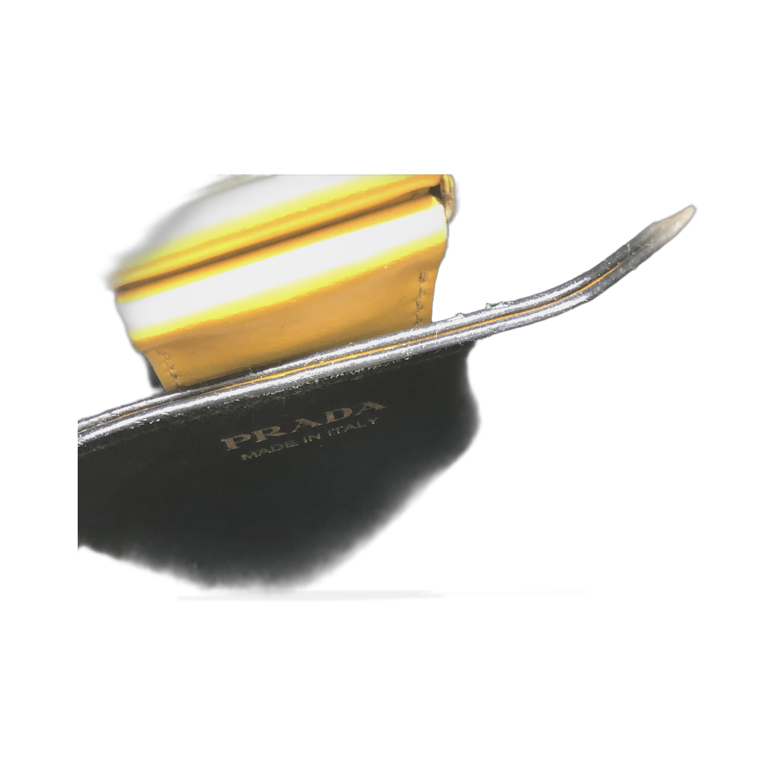Prada Yellow Panier  Saffiano Leather Bucket Bag photo 4