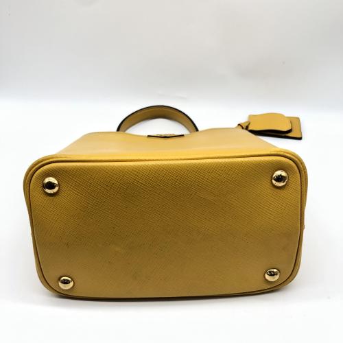 Prada Yellow Panier  Saffiano Leather Bucket Bag photo 5