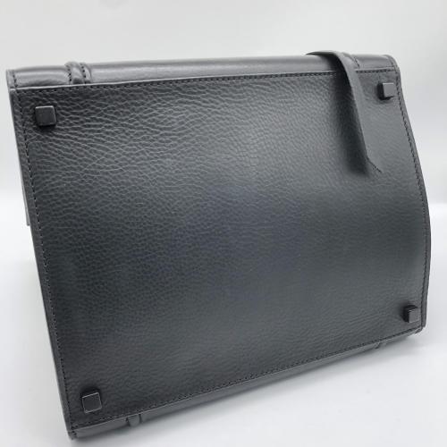 Celine Black Leather Luggage Tote Bag photo 3