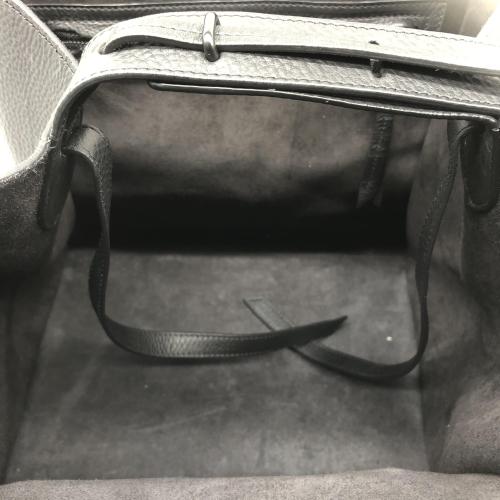Celine Black Leather Luggage Tote Bag photo 4