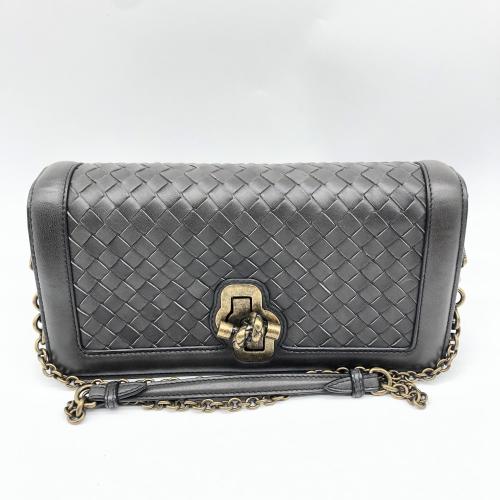 Bottega Veneta Nappa Intrecciato Olimpia Knot Crossbody Bag