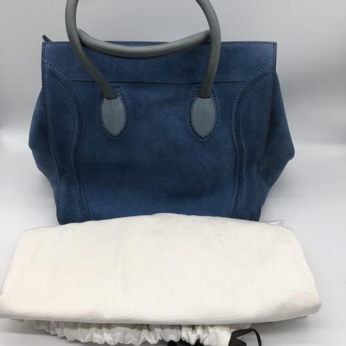 Celine Blue Suede Phantom Tote photo 2