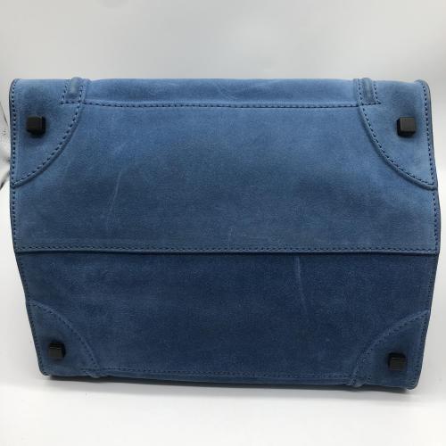 Celine Blue Suede Phantom Tote photo 5