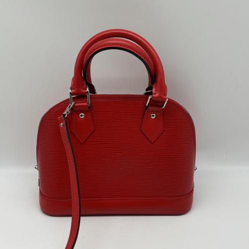 Louis Vuitton Red Epi Alma BB Satchel photo 2