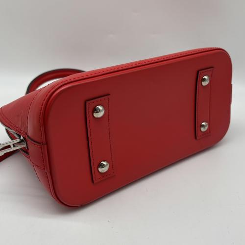Louis Vuitton Red Epi Alma BB Satchel photo 3
