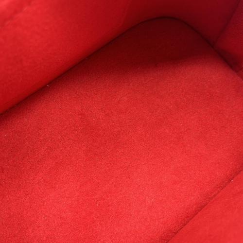 Louis Vuitton Red Epi Alma BB Satchel photo 4