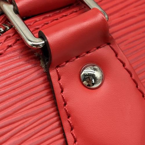 Louis Vuitton Red Epi Alma BB Satchel photo 7