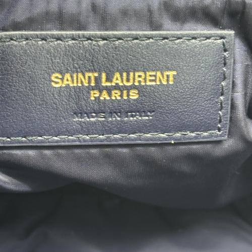 Yves Saint Laurent Navy Nylon Shoulder Bag photo 7