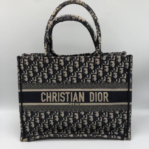 Christian Dior Oblique Jacquard Book Tote Bag