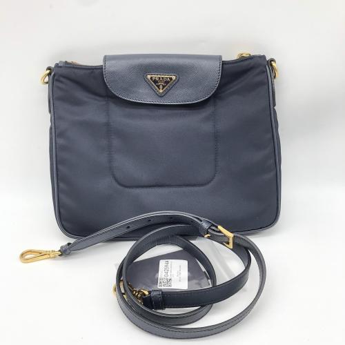 Prada Blue Nylon Crossbody Bag