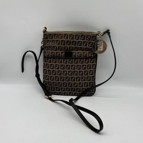 Fendi Zucchino Canvas Crossbody Bag