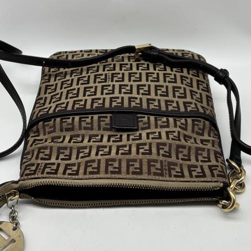 Fendi Zucchino Canvas Crossbody Bag photo 5