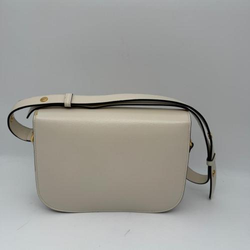 Gucci White Leather Horsebit 1955 Shoulder Bag photo 3