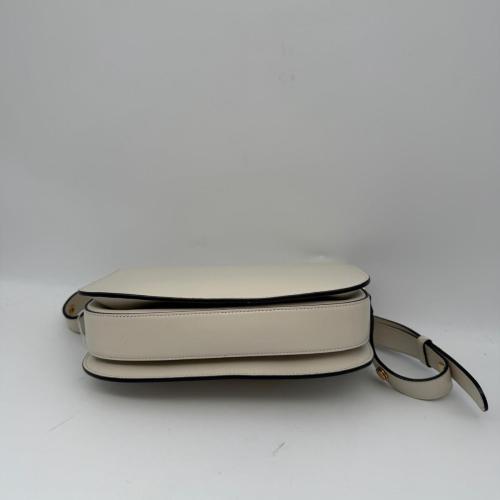 Gucci White Leather Horsebit 1955 Shoulder Bag photo 4