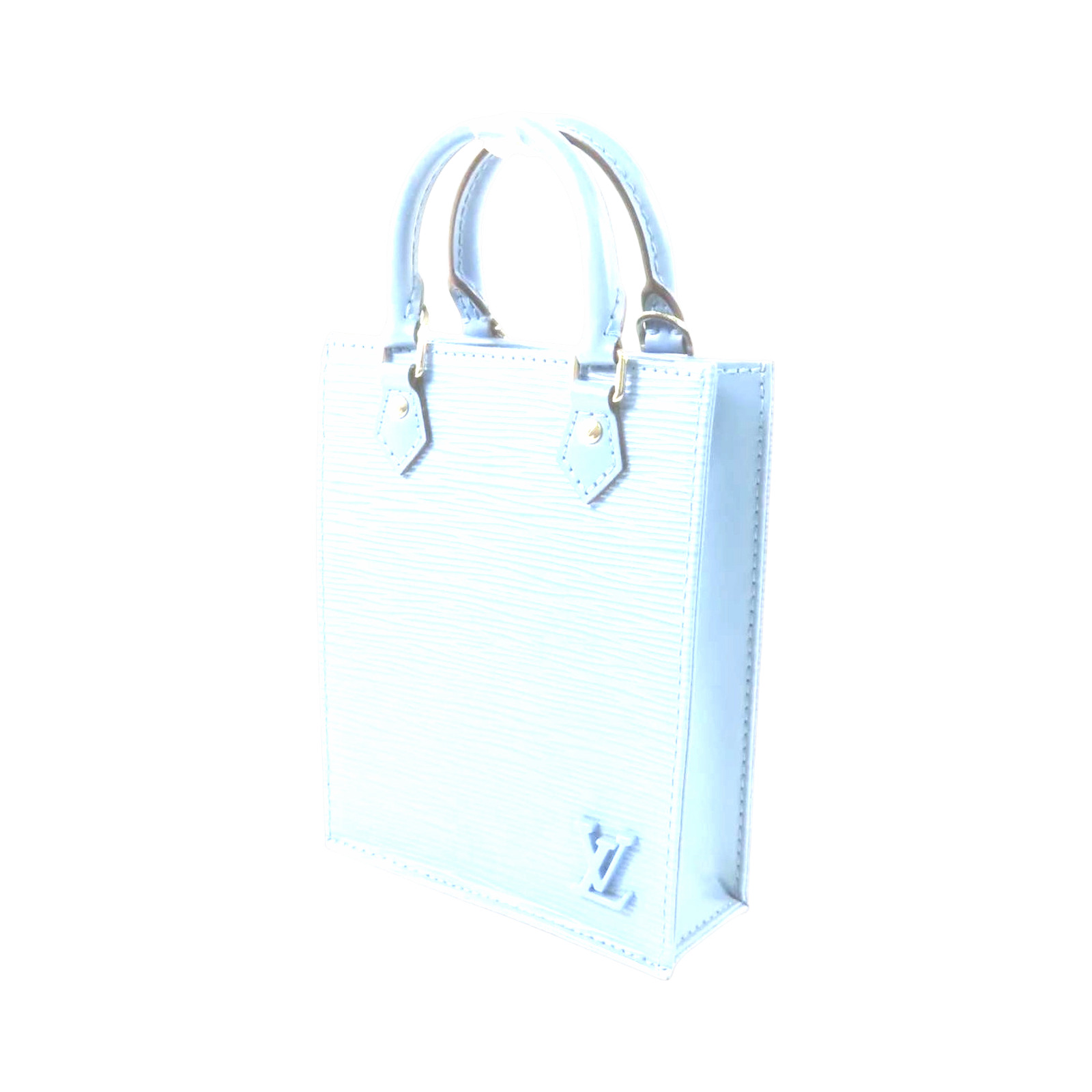 Louis Vuitton Blue Epi Leather Petit Sac Plat photo 2