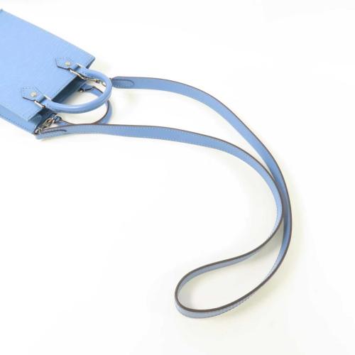 Louis Vuitton Blue Epi Leather Petit Sac Plat photo 8