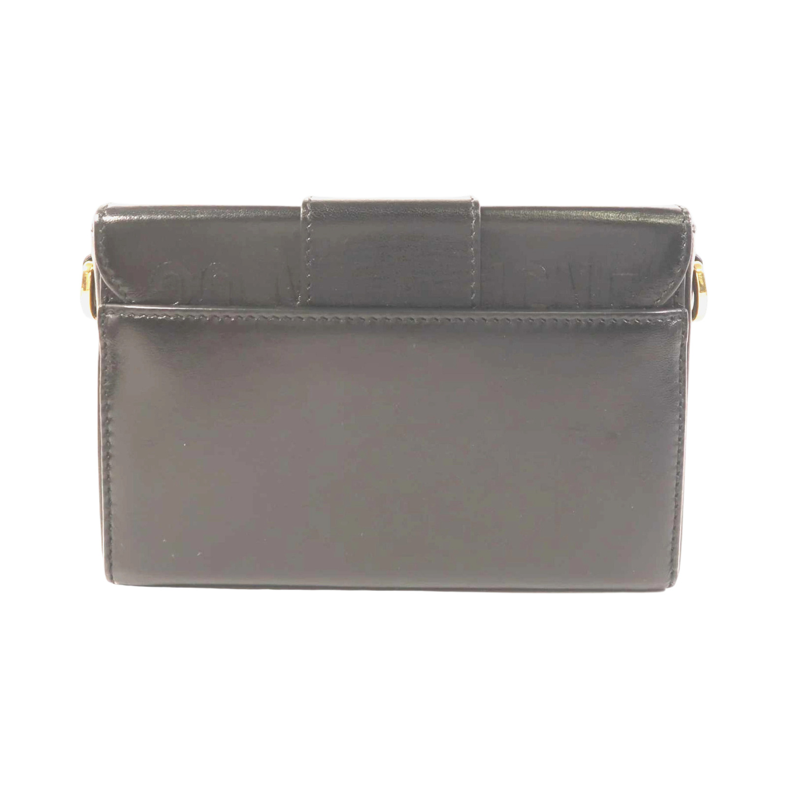 Christian Dior Black Leather Montaigne Box Crossbody Bag photo 3