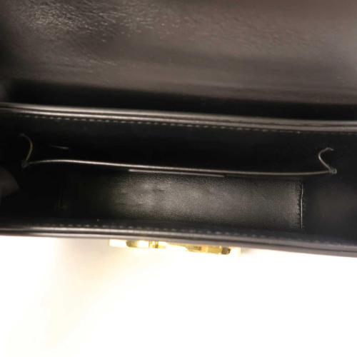 Christian Dior Black Leather Montaigne Box Crossbody Bag photo 6
