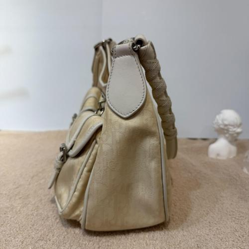 Christian Dior Beige Monogram Trotter Canvas Shoulder Bag photo 8