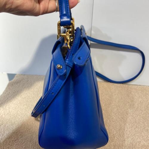 Fendi Blue Leather Peekaboo Bag photo 3