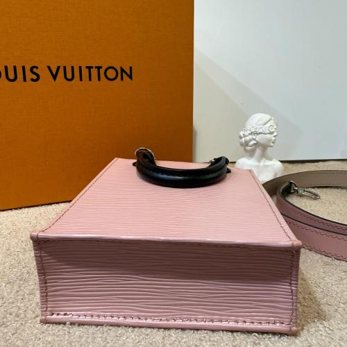 Louis Vuitton Light Pink Epi Petit Sac Plat Handbag photo 6