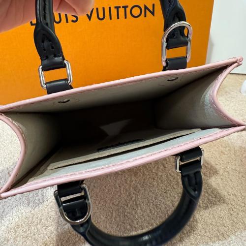 Louis Vuitton Light Pink Epi Petit Sac Plat Handbag photo 7
