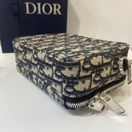 Christian Dior Oblique Jacquard Zipped Pouch photo 5