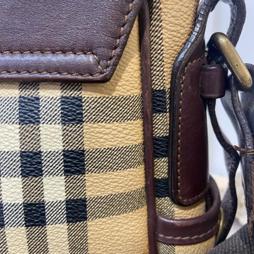 Burberry Haymarket Check Coated Canvas Shoulder Bag photo 4