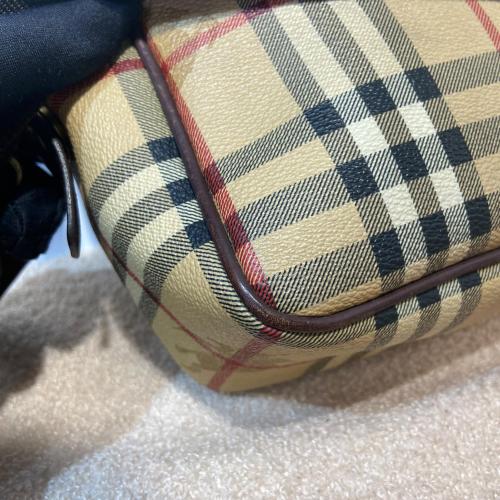 Burberry Haymarket Check Coated Canvas Shoulder Bag photo 5