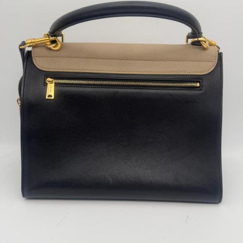 Celine Tricolor Leather Trapeze Handbag photo 2