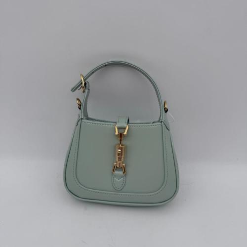 Gucci Light Green Jackie 1961 Super Mini Leather Shoulder Bag photo 2
